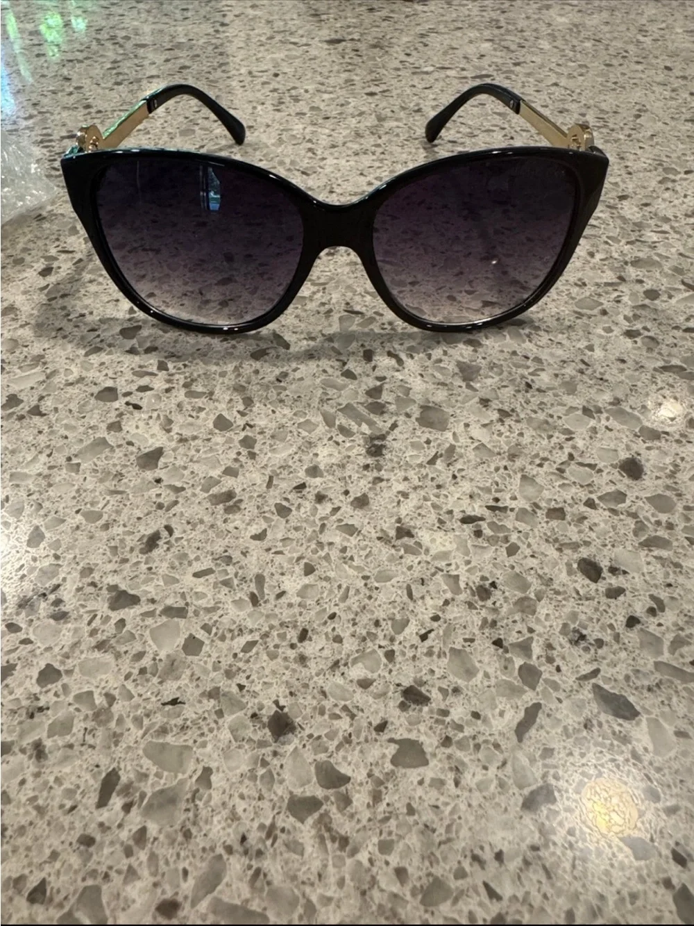 Michael Kors Black Cat-Eye Gradient Sunglasses